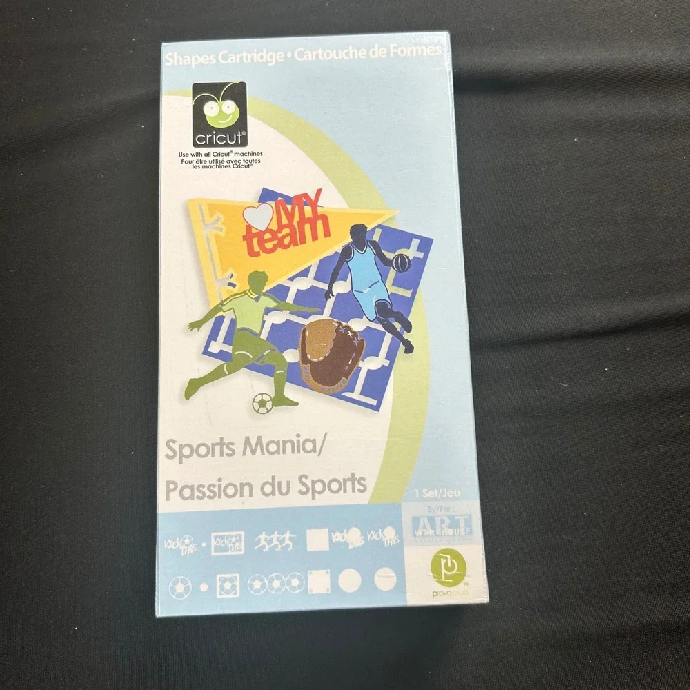 Cricut Sports Mania Shapes Cartridge Link Status Unknown